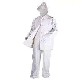 Dvodelno kišno odelo belo XXXXL