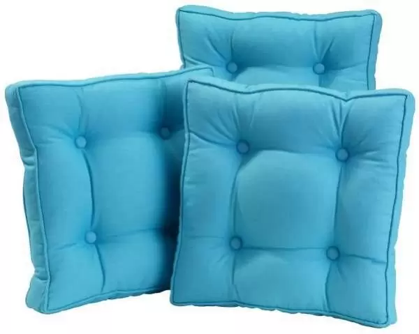 Futon jastuk ANNEBELL 40x40x5 tirkizna