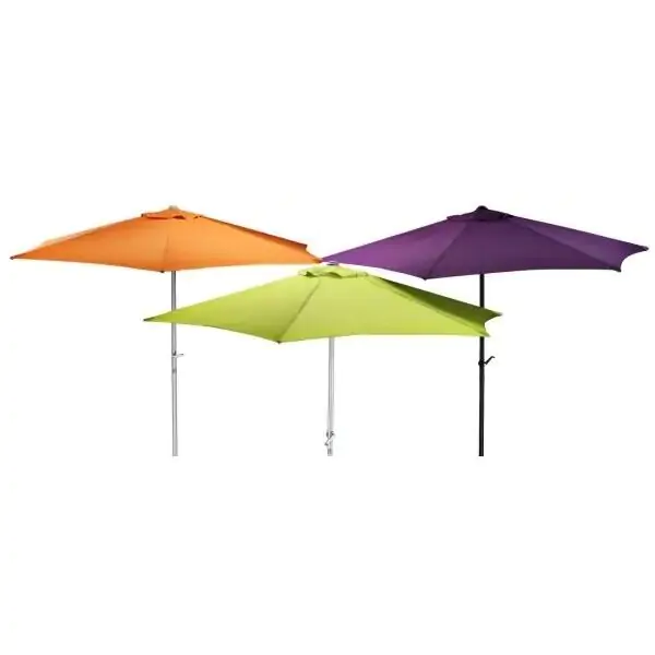 Suncobran ASTI Ø270cm aluminijum/poliester ljubičasta