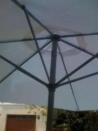 Suncobran ARSITA Ø270cm aluminijum  natur Beli 