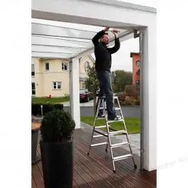 Stepenaste merdevine sa gazi&scaron;tima sa obe strane 2x5 Dopplo Krause