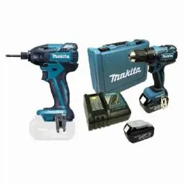 Set aku. bu&scaron;ilica + aku. odvrtač bez četkica BDF459+BTD129 DK18004X1 Makita