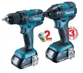 Set aku. bu&scaron;ilica + aku. odvrtač bez četkica BDF459+BTD129 DK18004X1 Makita