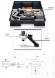 Pojačivač momenta 560/C4+ sa priborom u koferu BETA