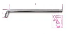 Inbus ključ sa glavom 110&deg; 3mm Beta