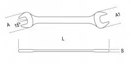 Ključ vilju&scaron;kasti 14x17mm 55 Beta