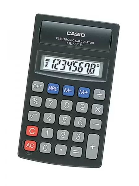 Kalkulator HL-815 džepni crni CASIO 