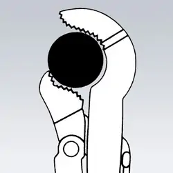 Kle&scaron;ta &scaron;vedska 1 i 1/2"  83 30 015 KNIPEX