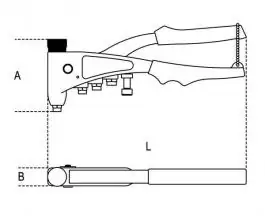 Kle&scaron;ta za pop nitne M3-M6 BETA