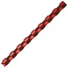 Plastična spirala ovalna 25mm 50kom crvena FELLOWES