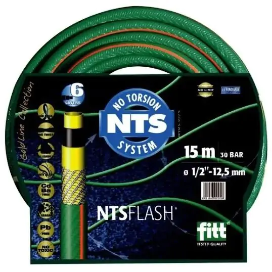 Crevo za vodu Flash NTS no torsion sistem zeleno 25 m Fitt