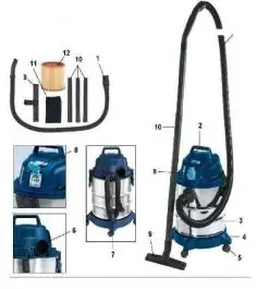 Usisivač za suvo i mokro usisavanje BT-VC 1250 SA Einhell