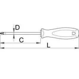 Odvijač TBI krstasti PH 615TBI PH3 UNIOR