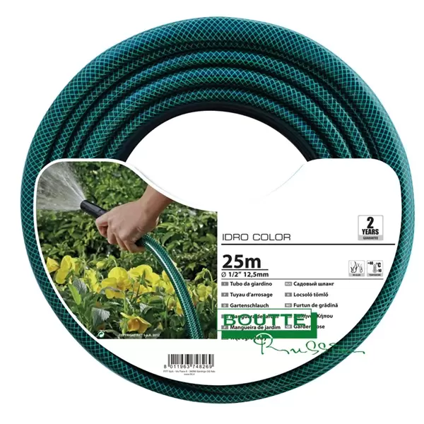 Crevo za vodu idro color zeleno lagano 1/2" 25 m Fitt