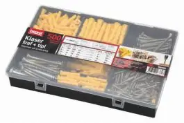 Klaser - set &scaron;rafovi i tiplovi (500kom) BEOROL