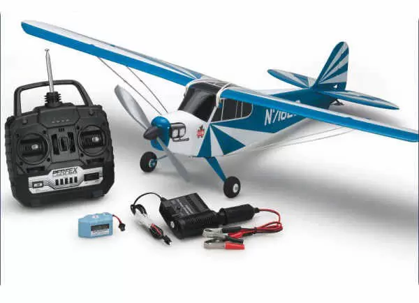 Avion na daljinsko upravljanje plavi PIPER WING CLUB M2 KYOSHO 