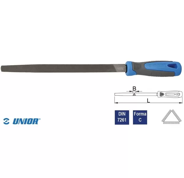Turpija za metal trougaona 150mm fina 764HS UNIOR