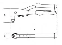 Kle&scaron;ta za pop nitne fi2.4-5mm BETA