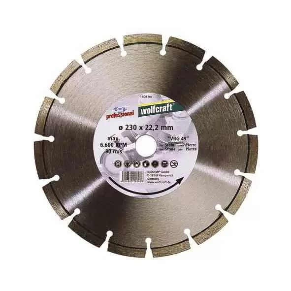 Dijamantska rezna ploča Professional Ø 230 x 22,23 WOLFCRAFT