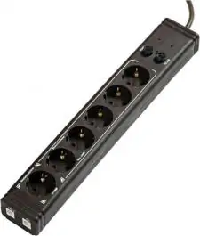 Produžni kabl sa 6 utičnica 3500W i za&scaron;titom 1.5m Commel