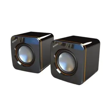2.0ch Active speaker LS2 total RMS 4W (2W*2), black+orange decoration ring XWAVE