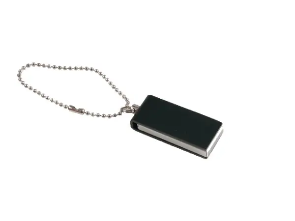 Xwave Mini slide USB 4GB , black,key ring,plastic box