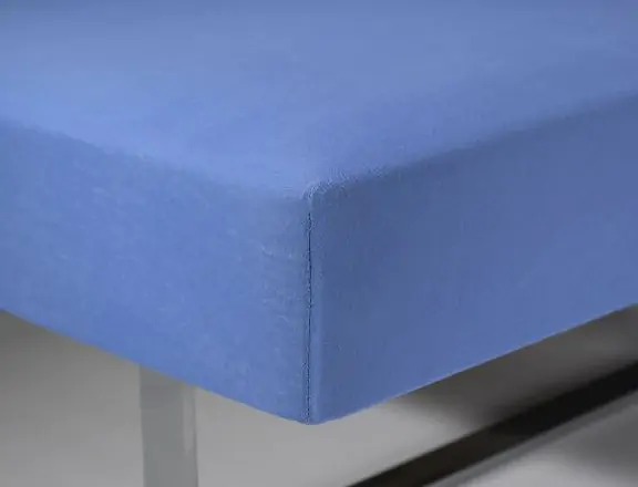 Čaršav žersej 140/150x200 plava Kronborg - sa lastišem