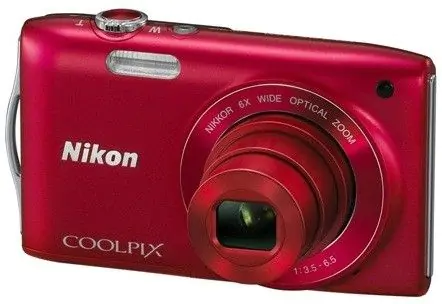 Digitalni fotoaparat COOLPIX S3200 Crveni NIKON