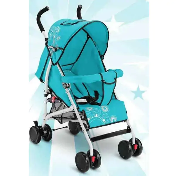 Kolica za decu Metalni ram E-1266 plavi Baby Line