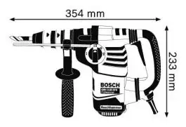 Elektropneumatska bu&scaron;ilica-&scaron;temarica GBH 3-28 DFR BOSCH
