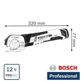 Akumulatorske univerzalne makaze  GUS 12V-300 Professional BOSCH