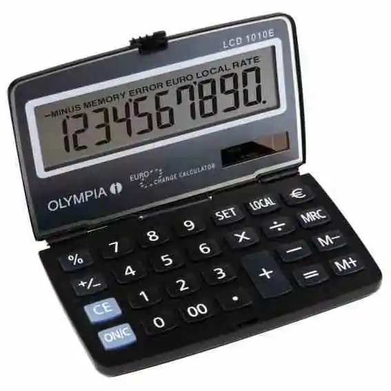 Kalkulator komercijalni 10mesta LCD-1010E tamno plavi OLYMPIA