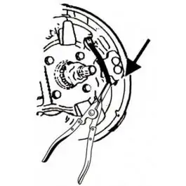 Kle&scaron;ta za opruge zadnjih kočionih cilindra MATADOR