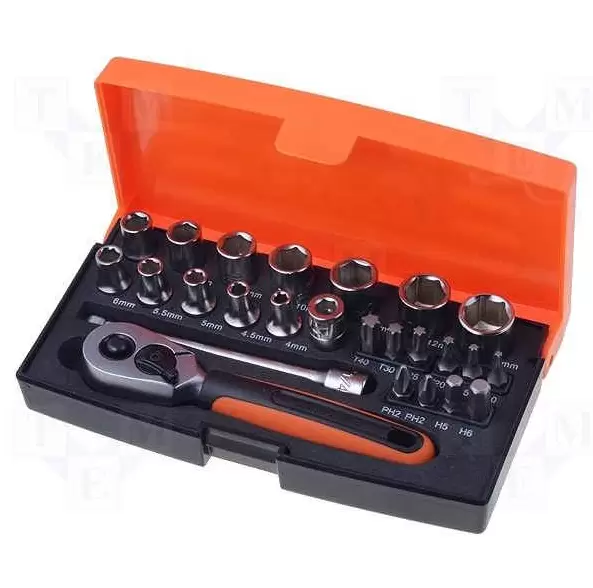 Set nasadnih ključeva 25kom 1/4