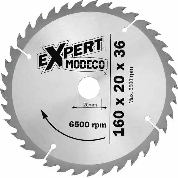 List kružne testere za drvo 190x30x2.0mm MODECO