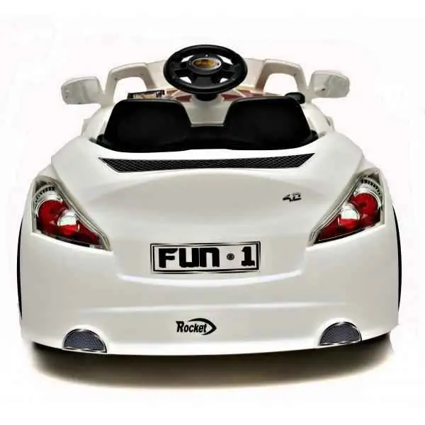 Auto jednosed na akumulator- baterije za decu 206 sa daljinskim upravljačem beli