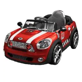 Auto na baterije sa daljinskim 203 crveni