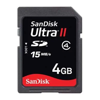 Memorijska kartica SD 4G Ultra II 15mb/s SanDisk