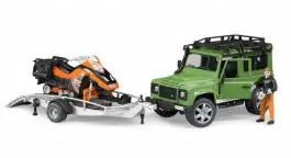 Džip Land Rover sa prikolicom i sankama BRUDER