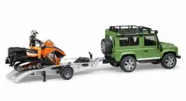 Džip Land Rover sa prikolicom i sankama BRUDER