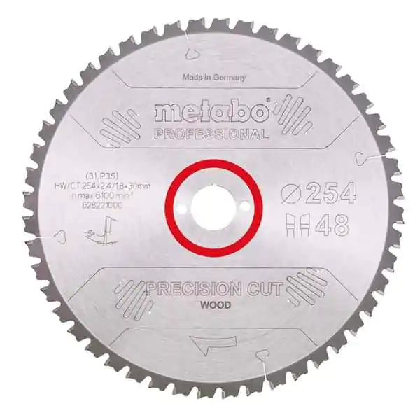 List za kružnu testeru 254mm 48z Precision cut METABO - proizvod na akciji