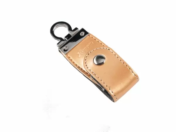 Xwave leather exclusive USB 8GB, gold, blister