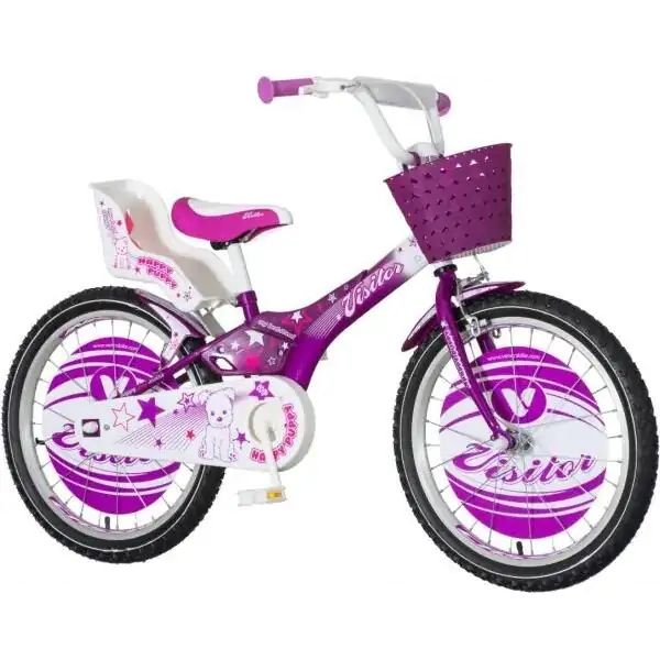 Dečiji bicikl za devojčice  sa korpom 20" HAPPY PUPPY