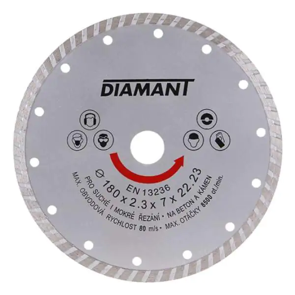 Rezna ploča dijamantska turbo 180mm LEVIOR