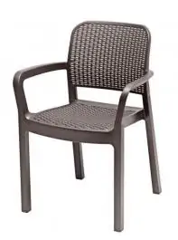 Baštenska plastična garnitura MOLDE sto +4 ABILDRO stolice