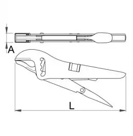 Klešta grip 434/3B 220mm UNIOR