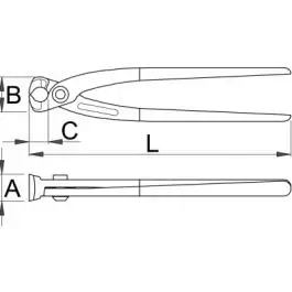 Klešta armiračka 531/4PR 250mm UNIOR