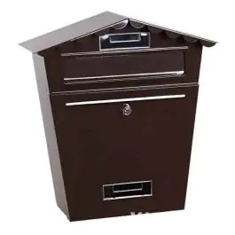 Poštansko sanduče 290x360x105mm braon LEVIOR