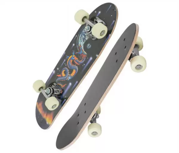 Skateboard SHC-03 senhai "X6" veličina 24 crni print ACTION