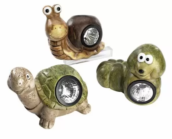 Solarna lampa PYRITE fiberston gusenica